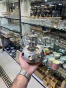 تصویر وارمر استیل وارداتی مدل پایه‌دار شمعی | فروشگاه نامارا 