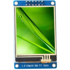 تصویر ماژول 1.8 اینچ با تاچ 1.8inch LCD display Module with Touch, 128x160 SPI - ST7735 