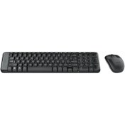 تصویر کيبورد و ماوس بي‌سيم لاجيتک Logitech MK220 Wireless Keyboard and Mouse