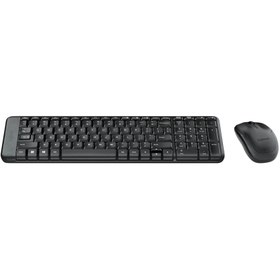 تصویر کيبورد و ماوس بي‌سيم لاجيتک Logitech MK220 Wireless Keyboard and Mouse