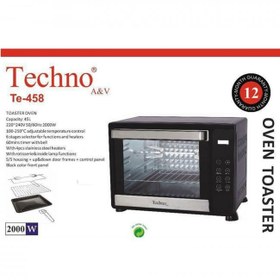 تصویر آون توستر تکنو مدل Techno TE-458 