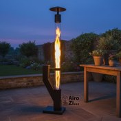 تصویر هیتر و بخاری گازی مدل پلت لوله شیشه ای مناسب ویلا و کافه رستوران 