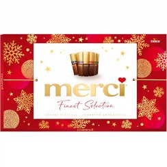 تصویر شکلات مرسی Merci مدل Finest Selection در 7 طعم متنوع وزن 400 گرم 
