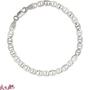 تصویر دستبند نقره مردانه ملوانی ES_6852 