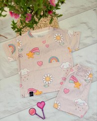 تصویر تیشرت شلوارک تابستان - سایز 