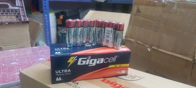 تصویر باتری قلمی گیگاسل Gigacell Ultra Heavy Duty R03 1.5V AA بسته 4 عددی شرینک Gigacell Ultra Heavy Duty AA R03 Batteries 4pcs