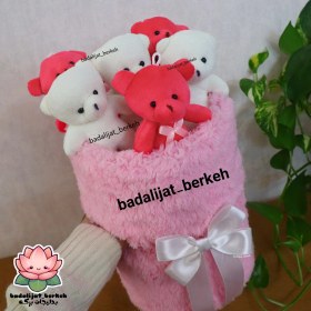 تصویر بوکت عروسکی خرسی 