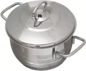 تصویر قابلمه استیل تکی کرکماز مدل A1942 A1942 Korkmaz Cooking Pot 10L