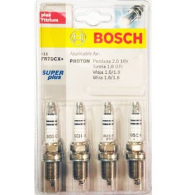 تصویر شمع خودرو بوش مدل 7956 +FR7DCX نیکل (اصلی) ا Bosch FR7DCX+ 7956 Nickel Spark Plug Bosch FR7DCX+ 7956 Nickel Spark Plug