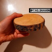 تصویر زیرلیوانی چوبی 