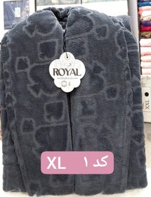 تصویر حوله تن پوش رویال XL - کد ROYAL bathrobe