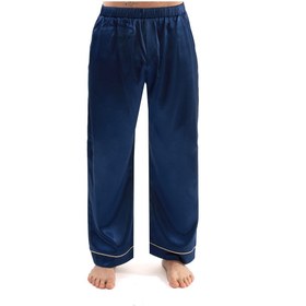 تصویر پیژامه مردانه سرمه ای 