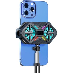 تصویر خنک کننده موبایل کول کلد مدل G6 CoolCold G6 Mobile Game Cooling Pad