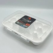 تصویر ظرف تخم مرغ پلاست آرت ایراک پلاستیک 15 عددی رنگ سفید کد YU-125 