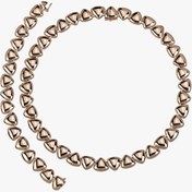 تصویر نیم ست طلا لگاتو طرح دراپس 