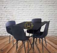 تصویر میزوصندلی نهارخوری مارال فایبرگلاس 