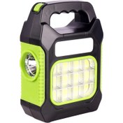 تصویر چراغ اضطراری شارژی خورشیدی مدل JY-819 Solar rechargeable emergency light model JY-819