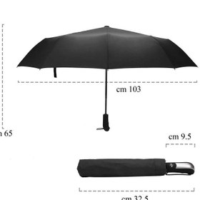 تصویر چتر تمام اتومات 10 فنر باکیفیت 6 رنگ 