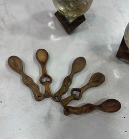 تصویر قاشق چایخوری چوبی 