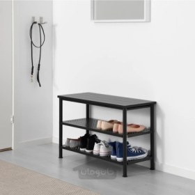 تصویر نیمکت با محل نگهداری کفش ایکیا مدل IKEA PINNIG تحویل 29 روزه IKEA PINNIG