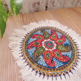 تصویر رومیزی پته دوزی کوچک رومیزی پته ریش ریش