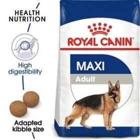 تصویر غذای خشک سگ رویال کنین مدل مکسی ادالت maxi adult maxi edalet royal canin dry dog ​​food