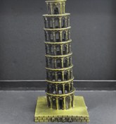 تصویر ماکت فلزی برج پیزا ایتالیا 