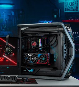 تصویر کیس گیمینگ R7 7800X3D با کارت گرافیک RTX5080 حافظه ۳۲ گیگابایت و SSD یک ترابایت 