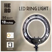 تصویر رینگ لایت هیرو مدل SY-3161 III HERO ring light 18 inch model SY-3161 III