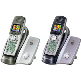 تصویر گوشی تلفن بی سیم پاناسونیک مدل KX-TG1850 ا Panasonic KX-TG1850 Cordless Phone Panasonic KX-TG1850 Cordless Phone