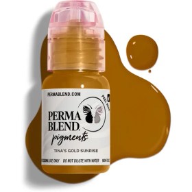 تصویر رنگ پرمابلند 15 میل تیناس گلد | perma blend 15 ml tina,s gold 