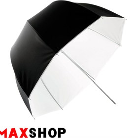 تصویر چتر عکاسی داخل سفید 80 سانتی متری هنسل Hensel 80cm Black-White Photography Umbrella