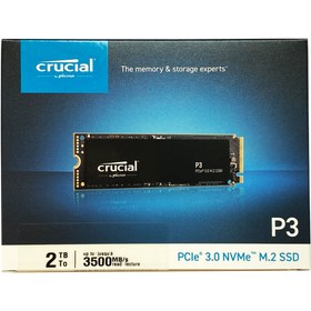 تصویر اس اس دی اینترنال کروشیال مدل P3 PCIe M.2 2280 ظرفیت 2 ترابایت 