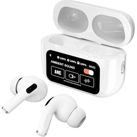 تصویر ایرپاد هوشمند با نمایشگر لمسی مدل WT-6 WT-6 Smart Airpods with Display