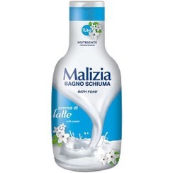 تصویر شامپو بدن مالیزیا Malizia مدل Milk Cream (شیر) حجم 1000 میلی لیتر ا Malizia Nourishing Milk Cream Body Wash Bath Foam 1000 ml Malizia Nourishing Milk Cream Body Wash Bath Foam 1000 ml