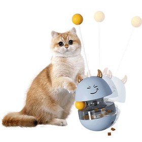 تصویر اسباب بازی گربه مدل 80021 با محفظه تشویقی 