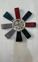 تصویر جاکلیدی چرم کد2053 