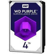 تصویر هارد دیسک اینترنال وسترن دیجیتال سری بنفش ظرفیت 4 ترابایت (غیراصل) ا Western Digital Purple Internal Hard Drive 4TB Western Digital Purple Internal Hard Drive 4TB