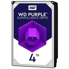 تصویر هارد دیسک اینترنال وسترن دیجیتال سری بنفش مدل Purple ظرفیت 4 ترابایت Western Digital Purple Internal Hard Disk 4TB