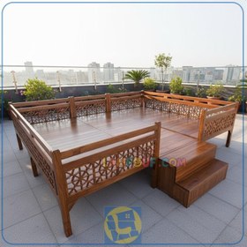 تصویر تخت سنتی 12 نفره TrK318 