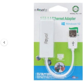 تصویر مبدل USB به LAN رویال مدل RU-110 