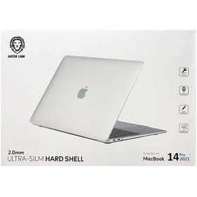 تصویر کاور گرین مدل Ultra-Slim Hard Shell مناسب برای لپ تاپ مک بوک پرو 2021 14 اینچ 