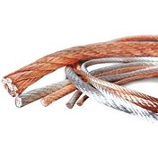 تصویر سیم مسی لخت نمره ۲۵ طول ۱ متر 