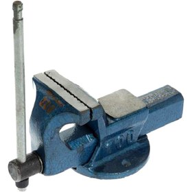 تصویر گیره رومیزی فولادی سایز 100 میلیمتر برند ایران صنعت ا IRAN SANAT 100mm bench vise clamp IRAN SANAT 100mm bench vise clamp