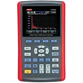 تصویر دیتالاگر پاور آنالایزر پرتابل و تک فاز برند یونیتی UNIT UT283A Power Quality Analyzer UNIT UT283A