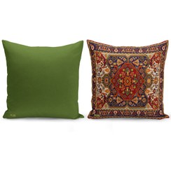 تصویر کاور کوسن طرح کلاسیک ایرانی کد RH119 مجموعه دو عددی 
