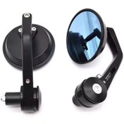 تصویر آینه موتور سیکلت سر فرمان گرد دو عددی 