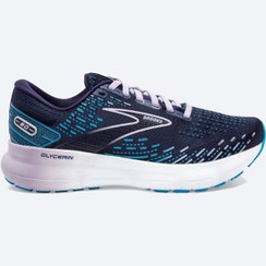 تصویر کفش رانینگ زنانه بروکس Brooks Women's road Running Shoes Glycerin 20 سرمه ای 