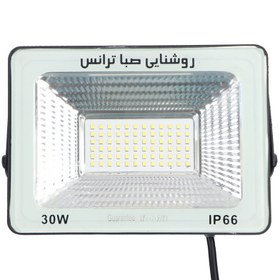 تصویر پروژکتور صبا ترانس SABA TERANS SMD-IPAD IP66 30W سفید ا SABA TERANS SMD-IPAD IP66 30W Projector SABA TERANS SMD-IPAD IP66 30W Projector