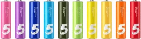 تصویر باتری قلمی آلکالاین شیائومی مدل ZI5 بسته 10 عددی Xiaomi ZI5 Alkaline AA Battery - Pack Of 10